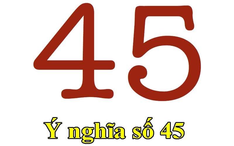 Số 45 và vai trò của Master Number