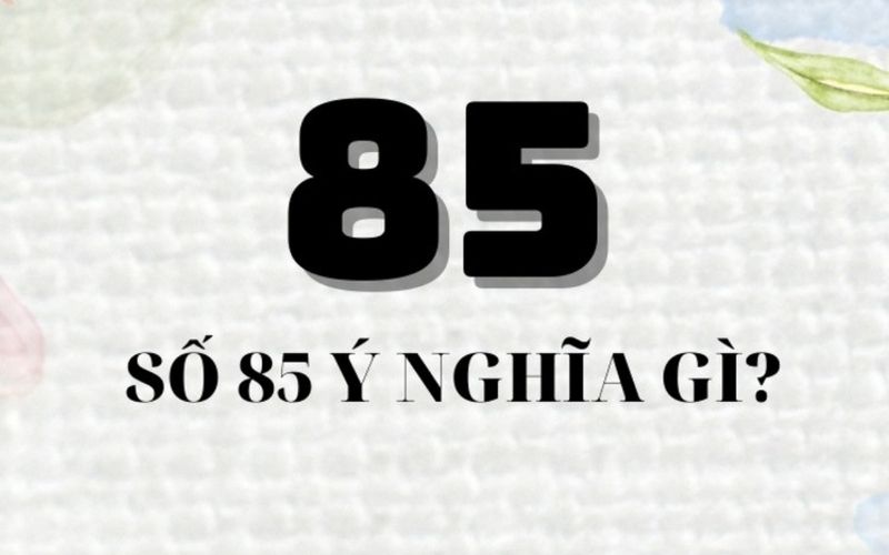 Số 85 có ý nghĩa gì